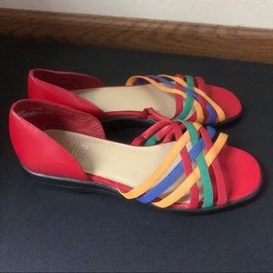 Mootsies Tootsies Colorful Slip-On Sandals